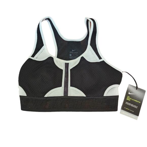 NIKE NEW ULTRABREATHE SWOOSH BRA SIZE SMALL - Picture 1 of 8